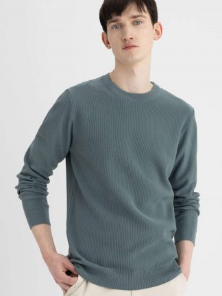 پلیور مردانه آبی دفکتو