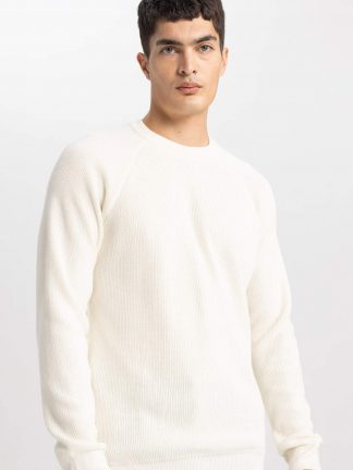 پلیور مردانه بژ دفکتو