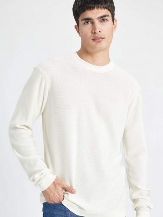 پلیور مردانه بژ دفکتو