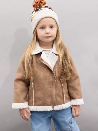 پالتو نوزاد دختر بژ دفکتو