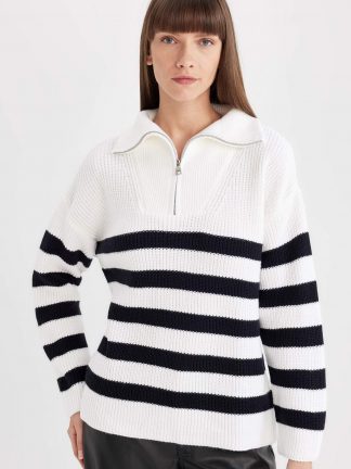 پلیور زنانه بژ دفکتو