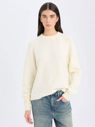 پلیور زنانه زرد روشن دفکتو