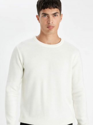 پلیور مردانه بژ دفکتو