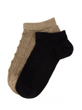 جوراب زنانه خاکی روشن پیرکاردین