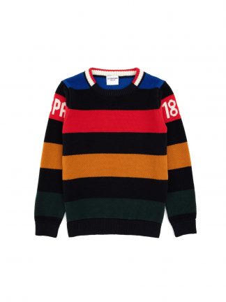 پلیور پسرانه سرمه ای یو اس پولو