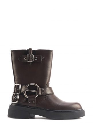 نیم بوت بایکر زنانه قهوه ای مدل CAPPA 4PR ناین وست تصویر ۱