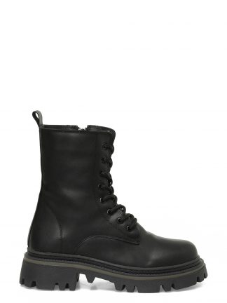 نیم بوت ارتشی زنانه مشکی زیپدار مدل RUSOL 4PR کینتیکس تصویر ۱