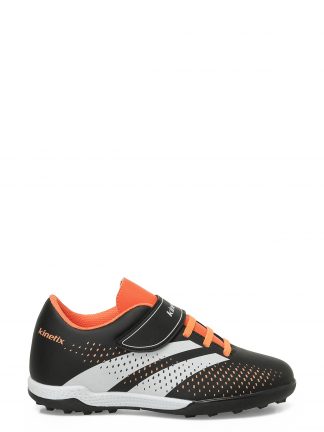 کفش فوتبال پسرانه مشکی استوک ریز چمن مصنوعی مدل HEZY TF F 5FX کینتیکس تصویر ۱