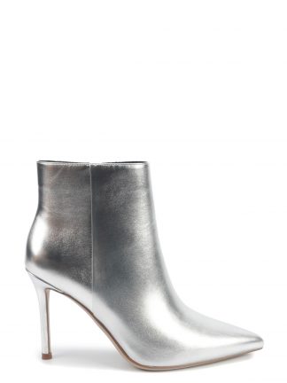 نیم بوت پاشنه دار زنانه نقره ای مدل JULES2 5PR ناین وست تصویر ۱