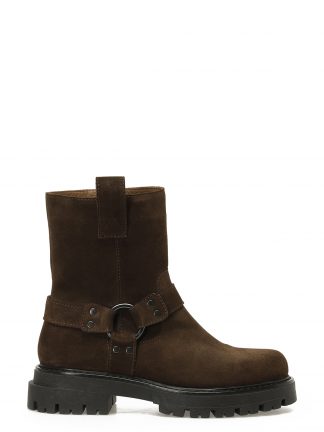 نیم بوت بایکر زنانه قهوه ای مدل REFILE 5PR ناین وست تصویر ۱