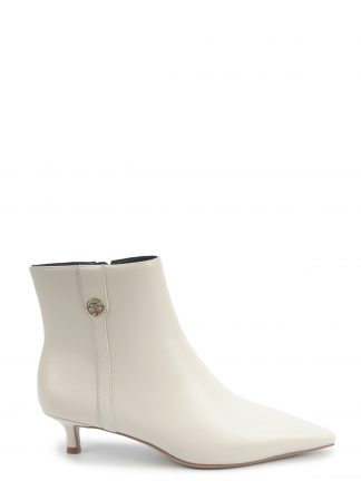 نیم بوت پاشنه دار زنانه سفید مدل SHALIN 5PR ناین وست تصویر ۱