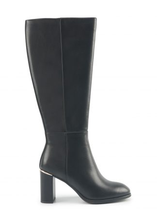 بوت پاشنه دار زنانه مشکی مدل ORTEGA 5PR ناین وست تصویر ۱