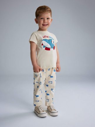 ست لباس نوزاد پسر بژ دفکتو تصویر ۱