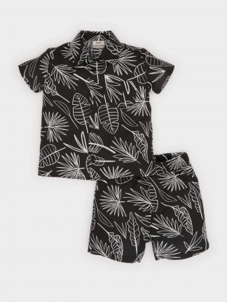 ست لباس نوزاد پسر مشکی دفکتو تصویر ۱