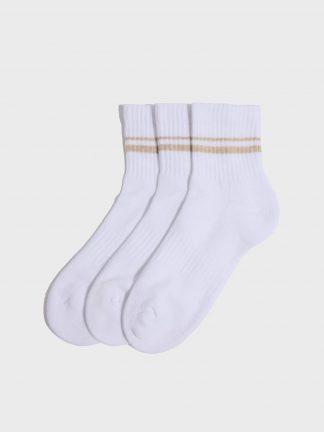 جوراب زنانه سفید دفکتو تصویر ۱