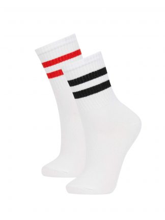 جوراب پسرانه سفید دفکتو تصویر ۱