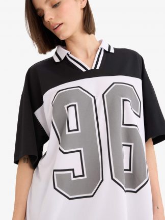 پولوشرت زنانه سفید دفکتو تصویر ۱