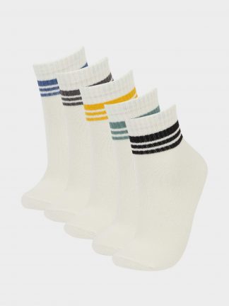 جوراب پسرانه سفید دفکتو تصویر ۱