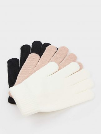 دستکش دخترانه چند رنگ دفکتو تصویر ۱