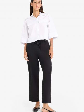 شومیز زنانه سفید دفکتو تصویر ۱